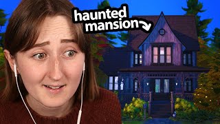 i built a HAUNTED HOUSE in the sims [upl. by Asilehc]