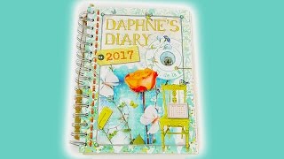 Kalender 2017 Review  Daphnes Diary  Kathi zeigt euch den coolen Planer im DIY Look [upl. by Fiona]