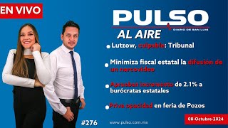 PulsoAlAire NoticiasSLP  Lutzow culpable Tribunal [upl. by Oicnaneb]