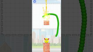 Draw to smashlogic puzzle game Level 201 And 202 drawtosmash shorts logicpuzzle [upl. by Riatsala]