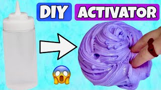 HOW TO MAKE ACTIVATOR FOR SLIME 😱💦 Super EASY amp QUICK DIY Activator Recipe [upl. by Nnylylloh]