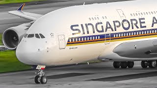 40 MINS of Plane Watching at Singapore Changi Airport 🇸🇬 [upl. by Pussej493]