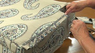 Upholstery Tack Strip Demo  How to Use [upl. by Iidnarb449]