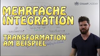 Mehrfache Integration 2 von 3 Beispiel für Transformation [upl. by Perren]