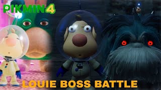 Louie Boss Battle And Cutscene In Pikmin 4 [upl. by Nitneuq194]