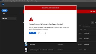 ADOBE 100 FIXED This Unlicensed Adobe App Is Not Genuine amp Will Be Disabled Soon 💥💥🔥🔥 [upl. by Nodnorb]