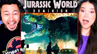 JURASSIC WORLD DOMINION  Trailer Reaction [upl. by Nithsa831]