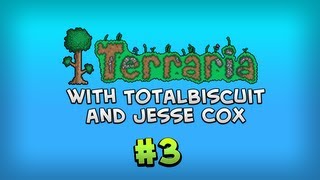 Terraria 12 Deep Place Mine  Episode 3  Jesse is bad at nature conservation [upl. by Yannodrahc967]