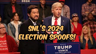 SNL Casts Tim Walz JD Vance Doug Emhoff and More Meet the 2024 Election Parodies [upl. by Derk755]