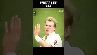 Brett Lee Thrilling Fast BowlingCricket Shine shorts [upl. by Tamera]