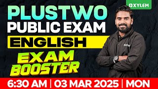 Plus Two Public Exam English  Exam Booster  Xylem Plus Two [upl. by Netsirc]