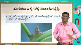 Samveda  10th  Science  Jeevigalu Hege Santanotpatti Maaduttave Part 1 of 4  Day 66 [upl. by Milford805]