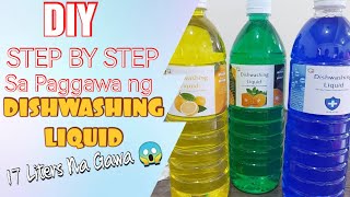 Step By Step sa Paggawa ng Dishwashing Liquid  How to make Dishwashing Liquid 2023 [upl. by Thin]