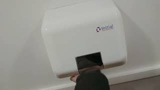 Metrocentre Blue Mall Unbranded Countertop Commercial Sink and Initial Original hand dryer [upl. by Naillij]