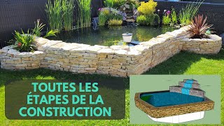 Comment construire son bassin à koï  rétrospective [upl. by Hniv]