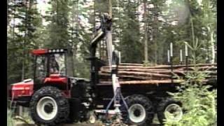 Valmet 836 Forwarder 1989 [upl. by Lerret202]