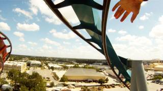 Dragon Challenge ICE POV Universals Islands Of Adventure Roller Coaster [upl. by Servetnick]