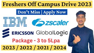 Global Logic IBM Recruitment 2023 ASE Role IBM Hiring 2022 2023 Freshers IBM Off Campus Drive 2023 [upl. by Mixam]