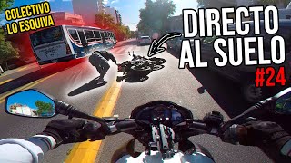 Casi lo PASA por ARRIBA el COLECTIVO Observaciones Diarias 24 T5 motovlog [upl. by Steven]