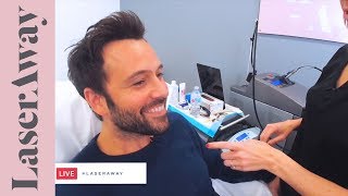 Laser Hair Removal For Men Face and Neck Line [upl. by Avery]