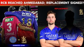 RCB reached Ahmedabad for Eliminator  Replacement signed  IPL 2024 rcbiansofficial [upl. by Lincoln267]