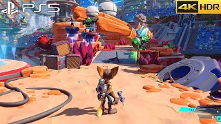 Ratchet amp Clank Rift Apart PS5 4K 60FPS HDR  Ray tracing Gameplay  Performance RT mode [upl. by Soll]