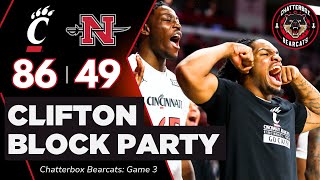 Cincinnati Bearcats DOMINATE Nicholls State Improve to 30  Chatterbox Bearcats College Basketball [upl. by Kolnick]