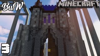 Lets Build a Castle 3 FANTASY GATE HOUSE  MINECRAFT 1132 Survival Lets Play 159 [upl. by Rosenwald]