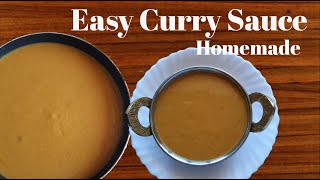 How to make indian curry sauce at home II Easy to make II [upl. by Ehsiom]