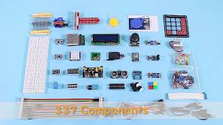 SunFounder Raspberry Pi Ultimate Starter Kit for Raspberry Pi 4B 3B 400 [upl. by Nangatrad]