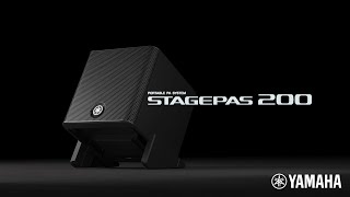 Is the Yamaha Stagepas 200 the next step in portable PA  Gear4music Synths amp Tech [upl. by Jacquenette]