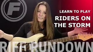 Learn to play Riders on The Storm by The Doors [upl. by Nhguaved857]