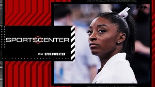 Simone Biles explains why she left the Olympic team finals  SportsCenter [upl. by Munford566]