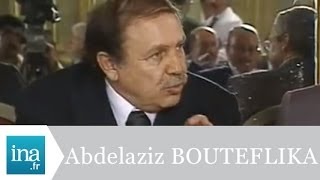 Abdelaziz Bouteflika face aux journalistes à Paris  Archive INA [upl. by Akirehs]