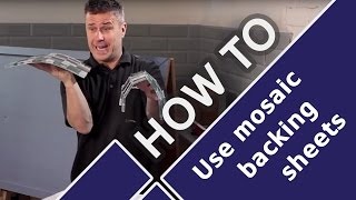 How to Cut Install and Lay Mosaic Tiles Using Backer Sheets  Tiling Tutorial feat Craig Phillips [upl. by Tenner98]