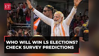 Lok Sabha Elections 2024 NDA likely to win 323 seats INDIA bloc at 163 ETG survey predicts [upl. by Nyrb]