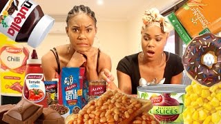 AUSTRALIAN TWINS TAKE ON THE EAT IT OR WEAR IT CHALLENGE [upl. by Arlan]