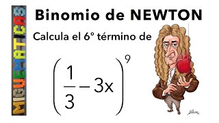 Binomio de Newton Cálculo de un término cualquiera [upl. by Samul]