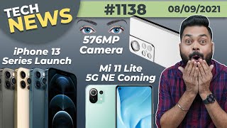 Mi 11 Lite 5G NE India Launch576MP Camera Coming iPhone 13 Launch realme Pad Full SpecsTTN1138 [upl. by Diskin]