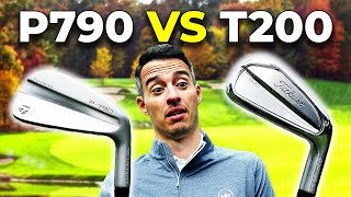 TaylorMade P790 v Titleist T200 Irons WE CROWN A WINNER [upl. by Oak]