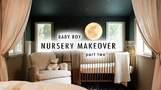 NURSERY MAKEOVER Vintage Collected amp Inspired for Baby Boy Part 2  BEFORE amp AFTER [upl. by Kemme]