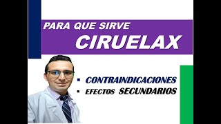 CIRUELAX PARA QUE SIRVE CIRUELAX REMEDIO PARA EL ESTREÑIMIENTO [upl. by Oderfla534]