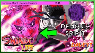 Demonic Spirit LOCATION  SHOWCASE  Shindo Life [upl. by Namilus]