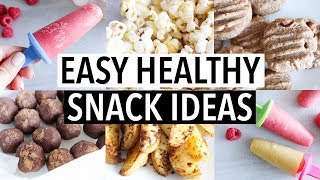 10 EASY HEALTHY SNACK IDEAS You NEED to try Low Cal Healthy Yum [upl. by Riccio]