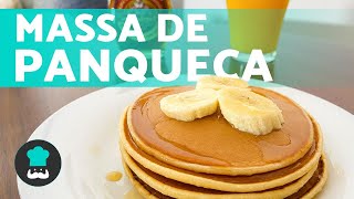 Massa de PANQUECA AMERICANA simples 🥞 e deliciosa 😍 [upl. by Etteyafal]