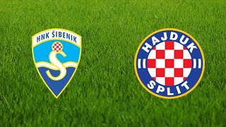 Sibenik  Hajduk Split LIVE [upl. by Anaerb514]