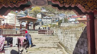 Watch the hidden lanes of Namche Bazaar  gateway to EBC trek amp house of Sherpas [upl. by Thia]