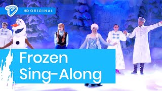 Frozen Singalong Disneyland Paris FULL SHOW Chantons La Reine des Neiges [upl. by Arahat]