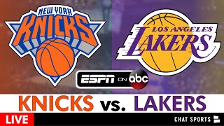 Knicks vs Lakers Live Streaming Scoreboard PlayByPlay Highlights Stats amp Analysis  NBA on ABC [upl. by Seedman]