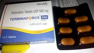 TERBINAFORCE 500 teb  terbinafine use athlete foot  jack itching  ringworm amp side effect [upl. by Eiblehs]